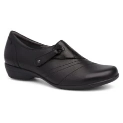 Dansko Franny Wide Black Milled Nappa