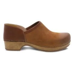 Dansko Brenna Tan Burnished Suede -Dansko Sales Store 9431151600 VIS
