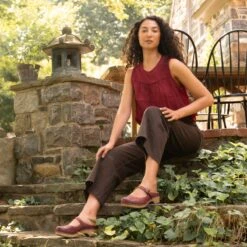 Dansko Bria Cinnabar Burnished Nubuck -Dansko Sales Store S24 Barnes Bria Red 0139 Sept23 2400x2400 b36379f4 6ead 4fe1 aa5d e30ea6d77de1